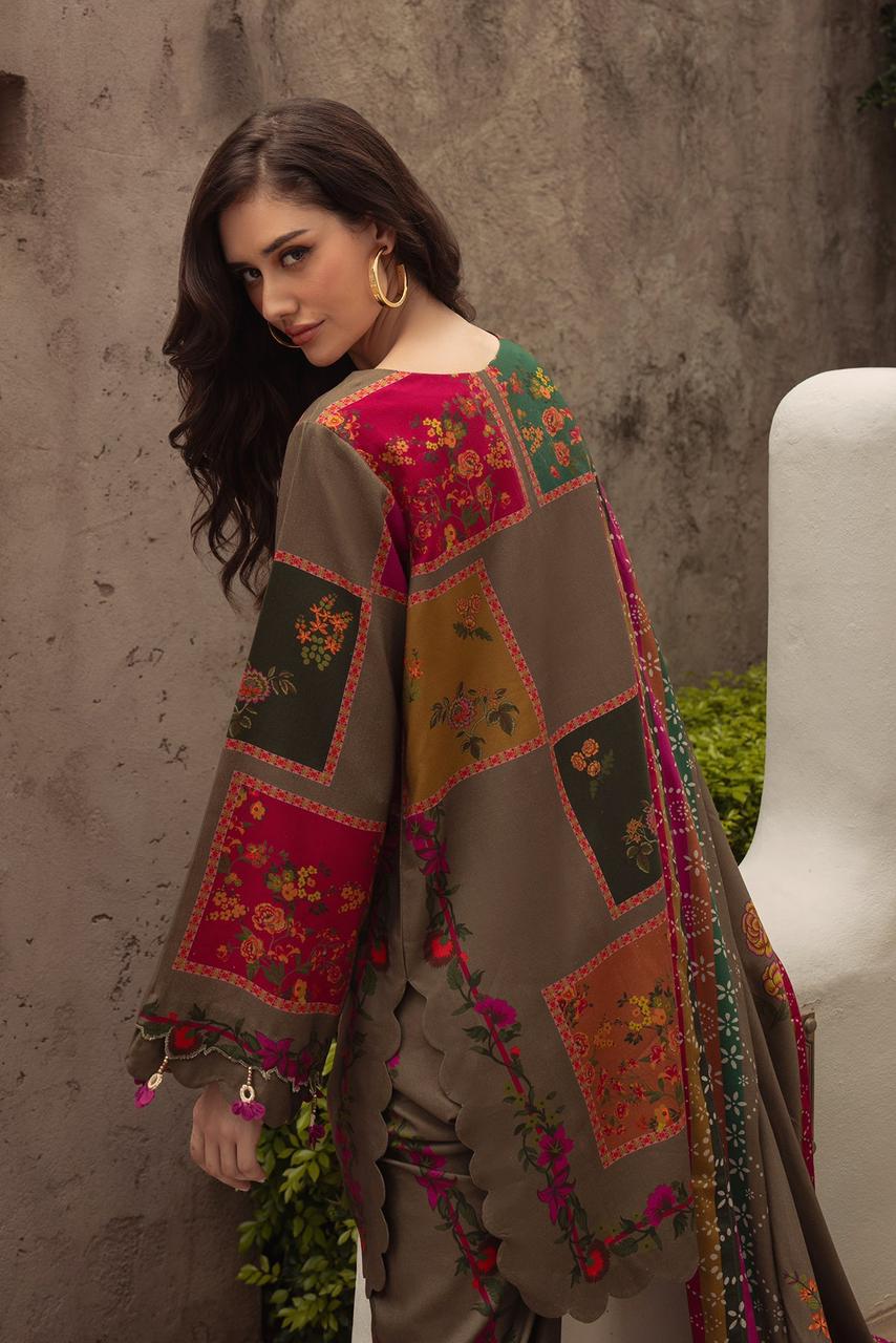 Elegant Printed 2-Piece Lawn suit/casual wear(1001)